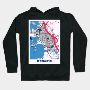 Rosario - Argentina MilkTea City Map Hoodie